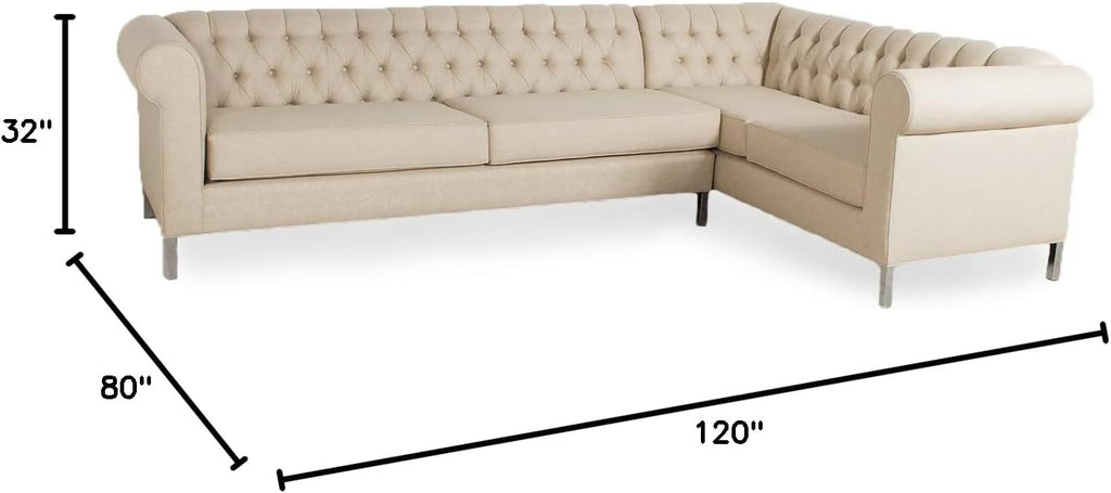 Mid-Century Modern Sectional Sofa G85211