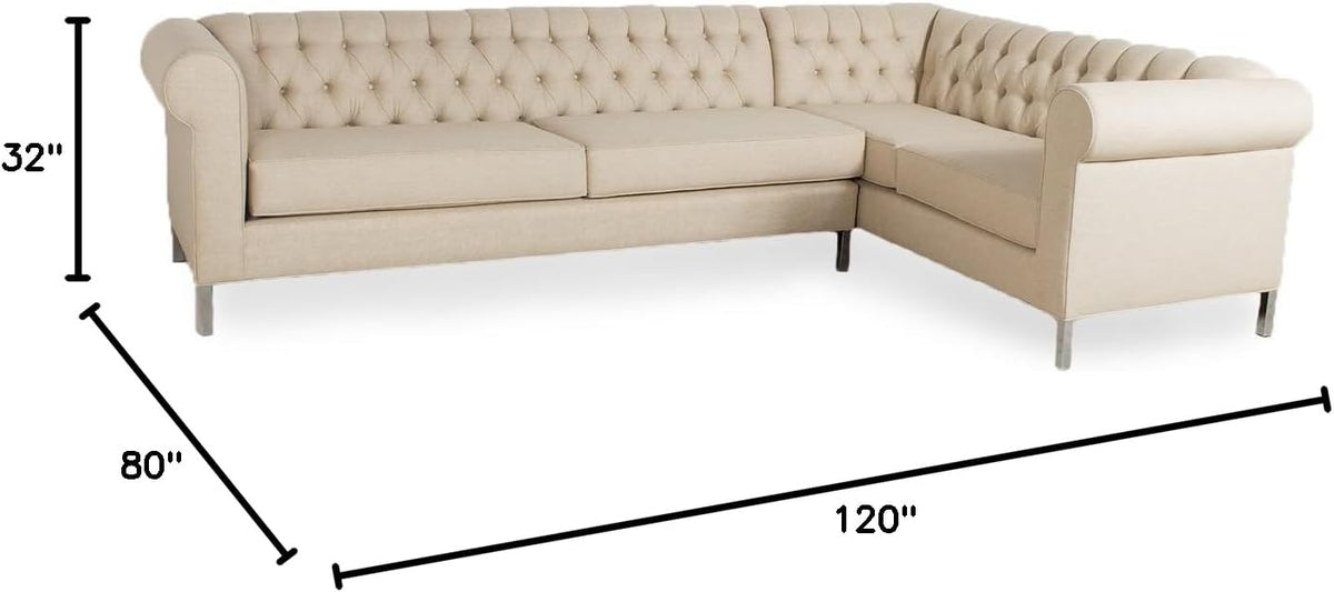 Mid-Century Modern Sectional Sofa G85211