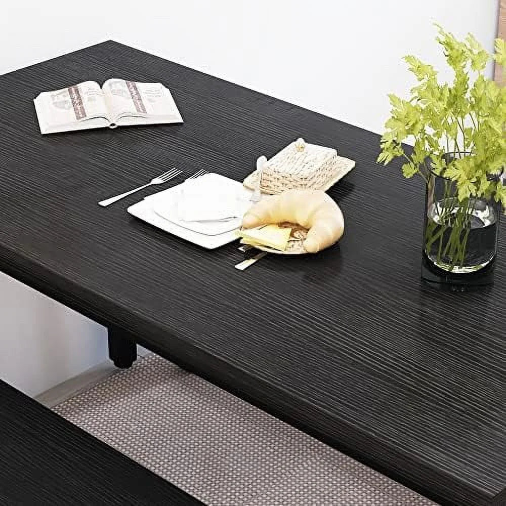 3 Piece Dining Table Set with 2 Benches V786