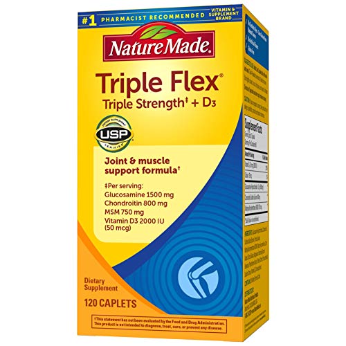 Triple Strength Caplets with Vitamin D3, 120 Count W667034