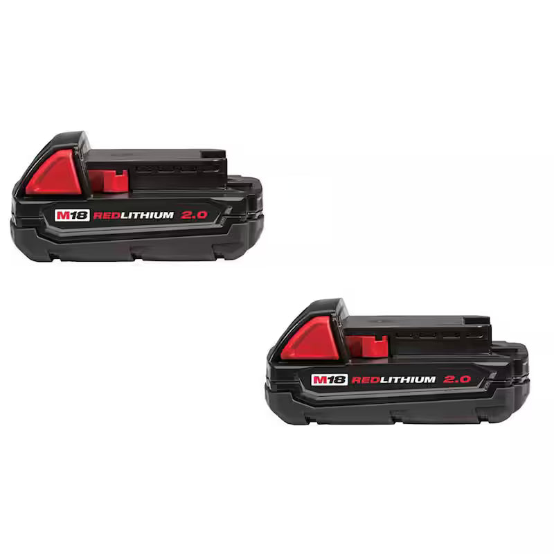 18-Volt Lithium-Ion Compact Battery Pack 2.0Ah 2-Pack B4761