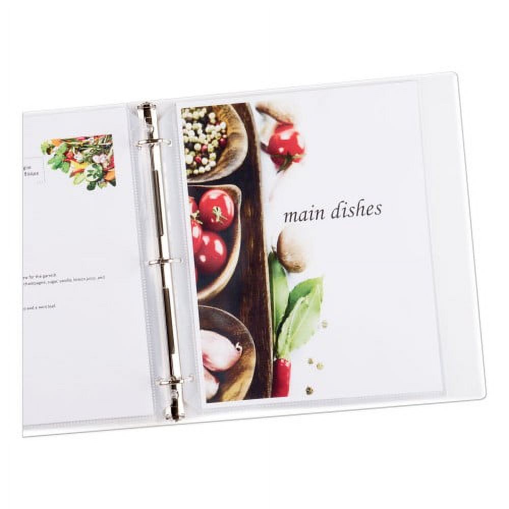 Poly Sheet Protectors, Heavy Gauge, Letter, Nonglare, 50/Box I271