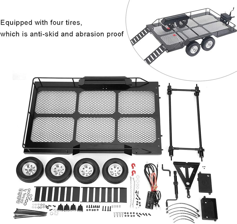 1/10 RC Car Trailer with Four Tires V2032
