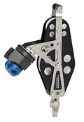 Aluminum Fiddle Block with Becket and Cam Cleat U87562