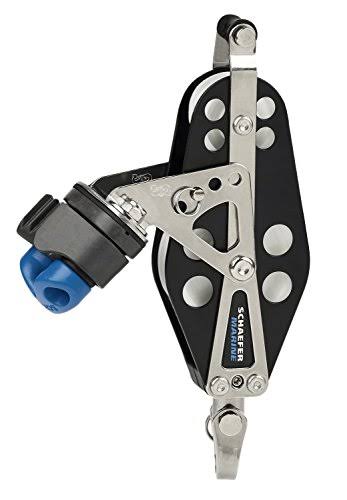 Aluminum Fiddle Block with Becket and Cam Cleat U87562