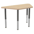 24in x 48in Trapezoid T-Mold Adjustable Activity Table F5229