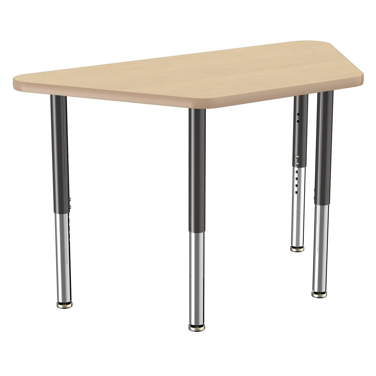 24in x 48in Trapezoid T-Mold Adjustable Activity Table F5229
