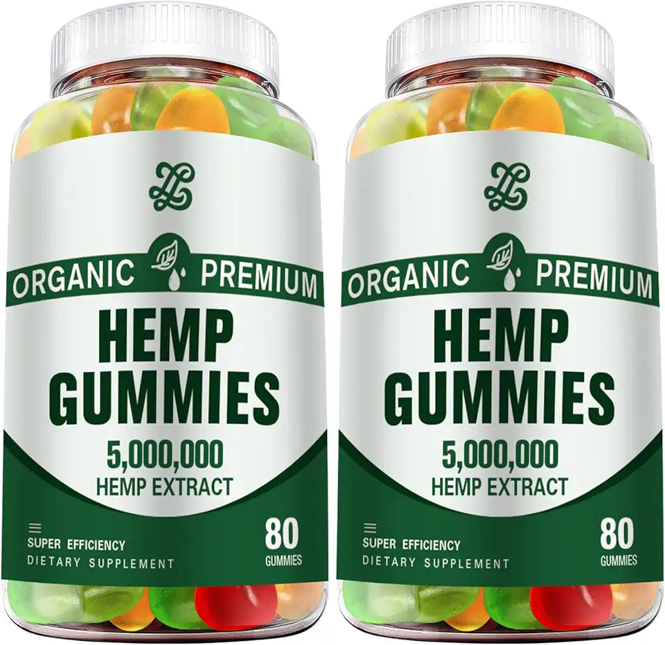 High Potency Organic Hemp Oil Gummies 2 Packs Y1467