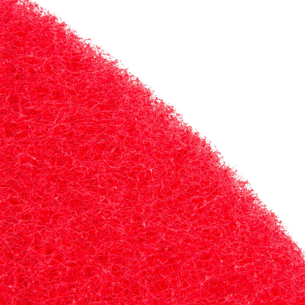 Red Buffing Floor Pad - 5/Case M37104