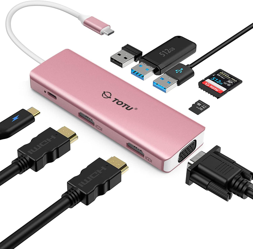 9 in 1 Triple Display USB C Docking Station Q931