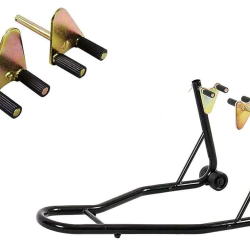 Motorcycle Front Wheel Lift Stand 485LBS Black L327948