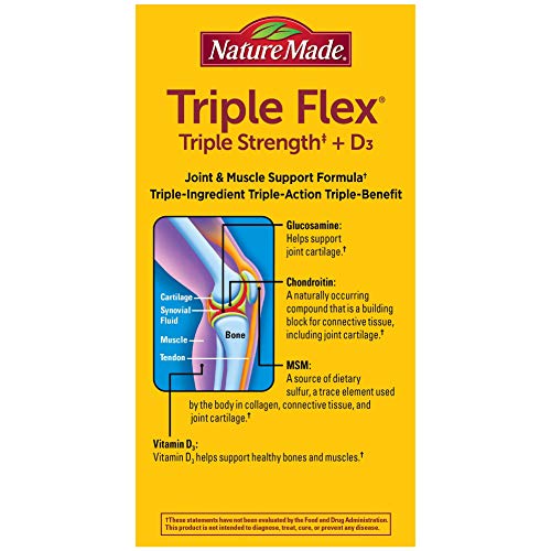 Triple Strength Caplets with Vitamin D3, 120 Count W667034