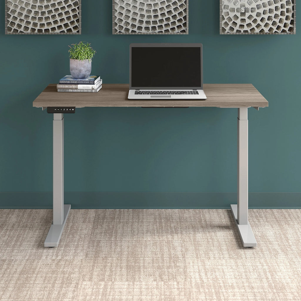 Adjustable Desk in Modern Hickory F9006