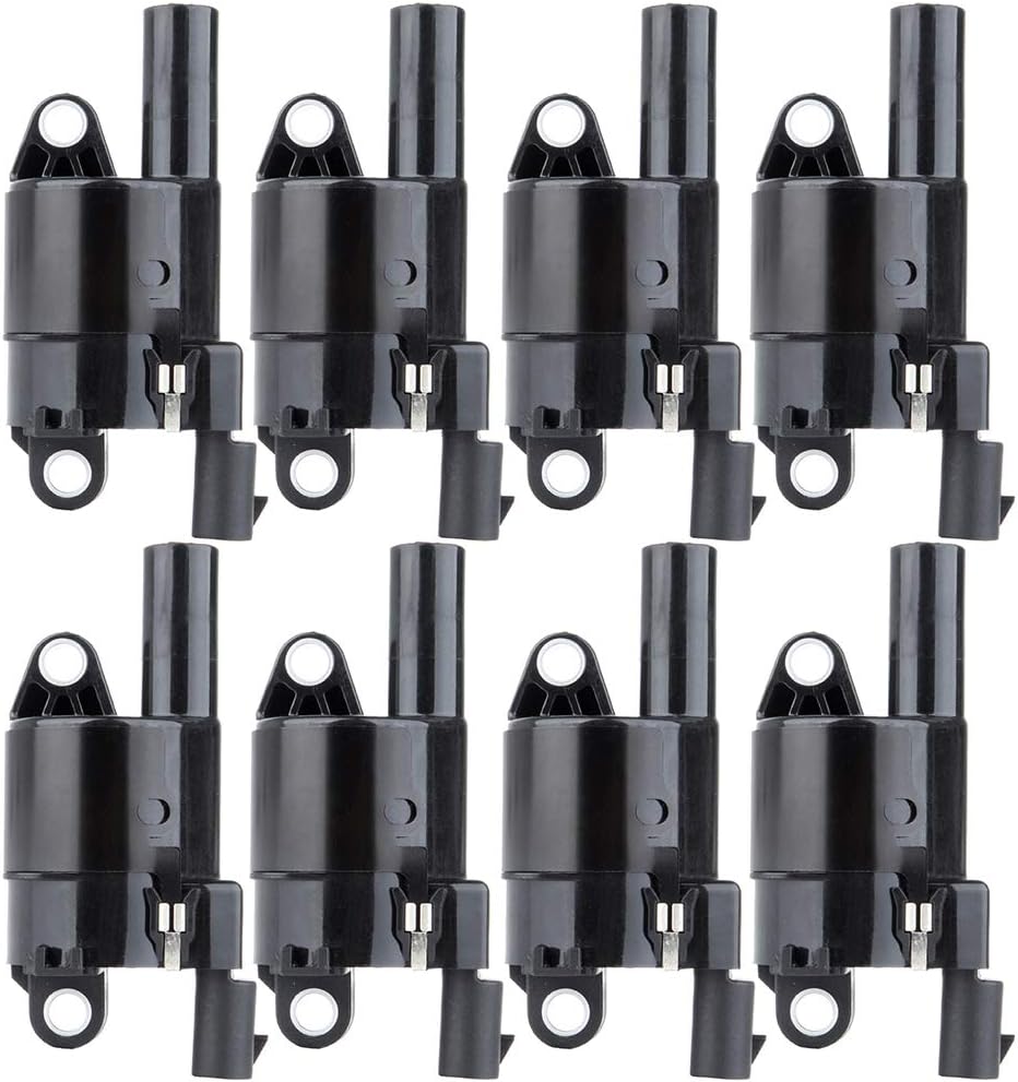 Round Ignition Coil Pack of 8 X38198