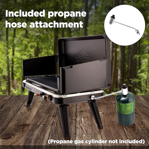 2-in-1 Gas Camping Grill and Griddle Combo J1503