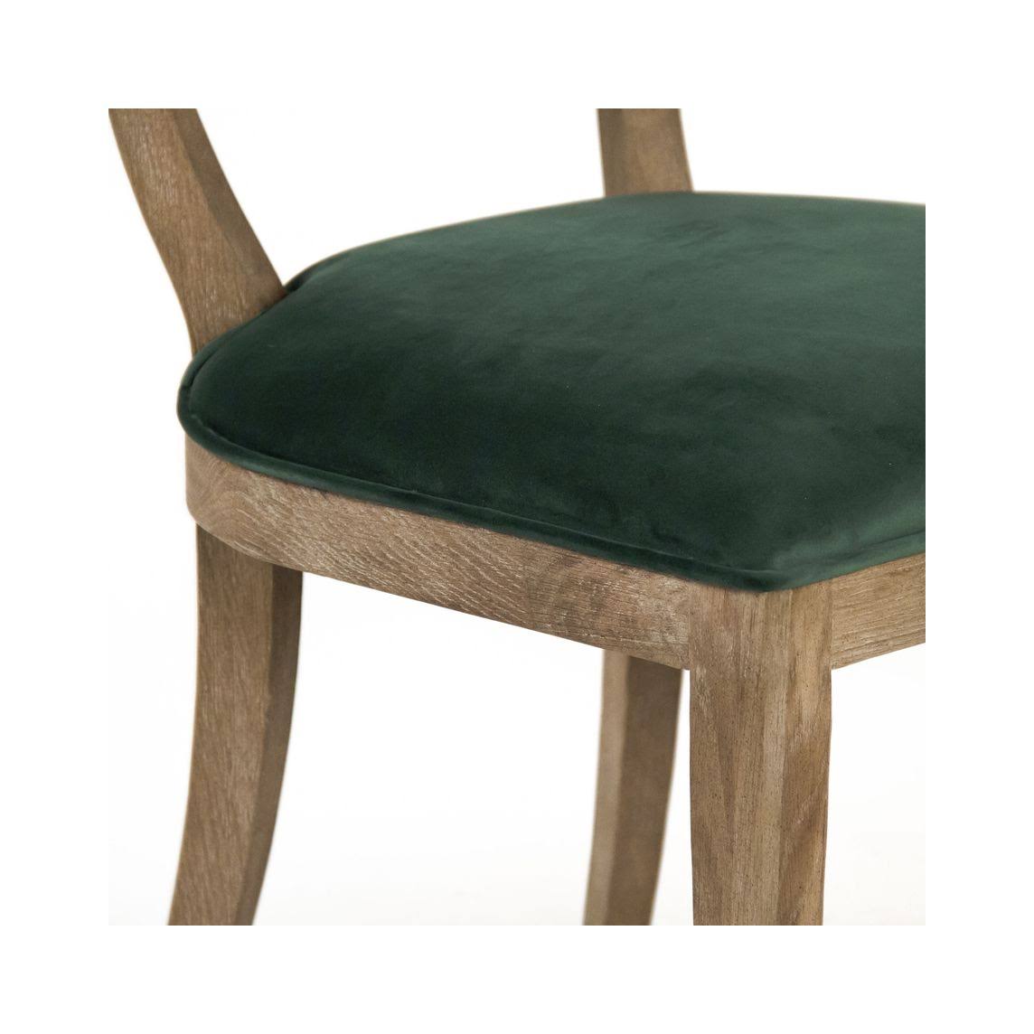 Green Velvet Side Chair W970