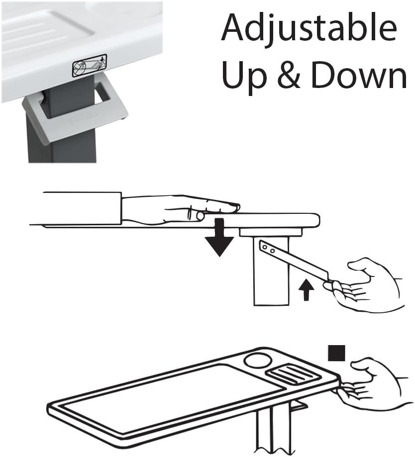 Overbed Table with Wheels U877614