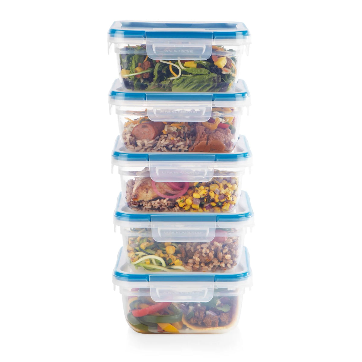 10-piece 5.5-cup Food Storage Container Set L344