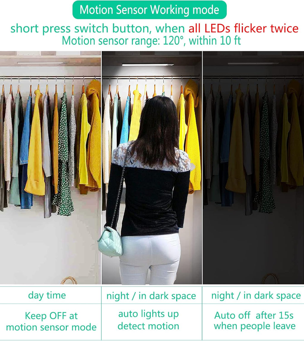 Under Cabinet Lighting Rechargeable Wireless 3 Packs U21889