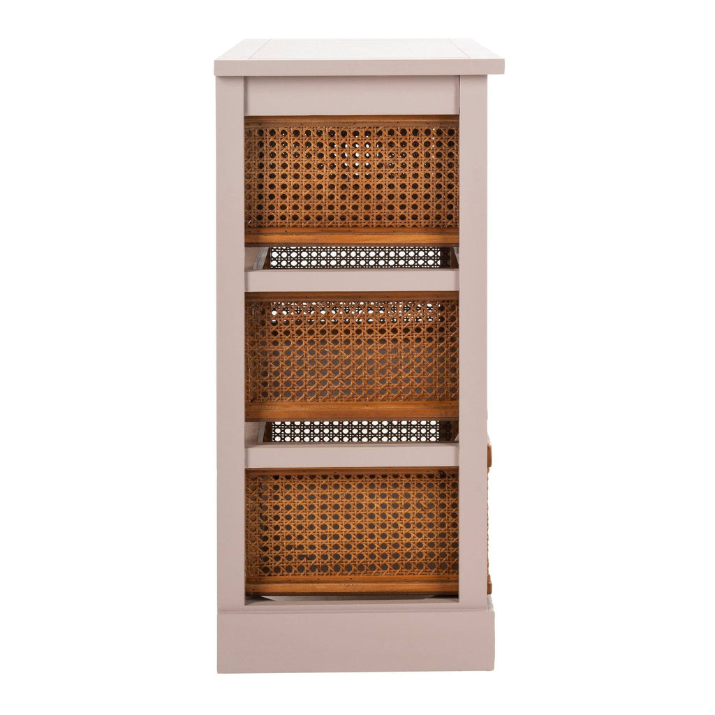 4 Drawer Storage Unit Grey L2124