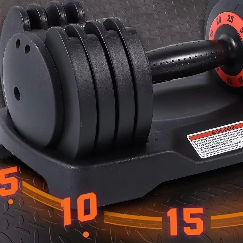 Adjustable Dumbbell Set with Anti-Slip Handle I437258