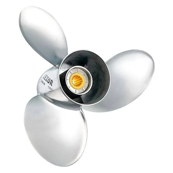 15-3/4x22D x 18x22P LH Rotation 3-Blade Stainless Steel Thru Hub Exhaust Propeller T837