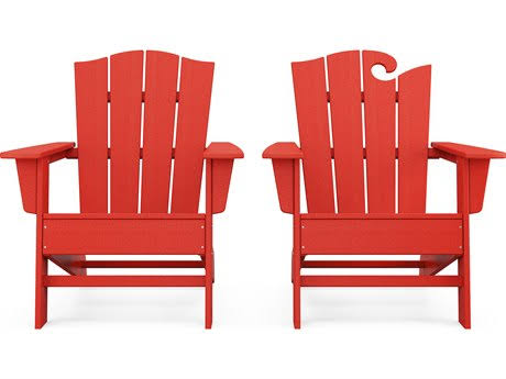 2-Piece Adirondack Chair Set in Pacific Blue V112482
