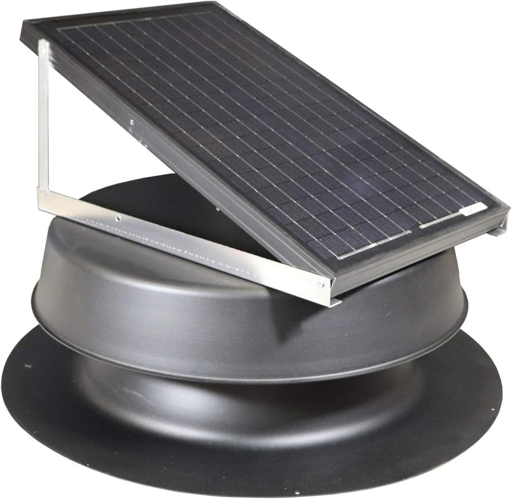 Solar Attic Fan 32-watt Black M8616