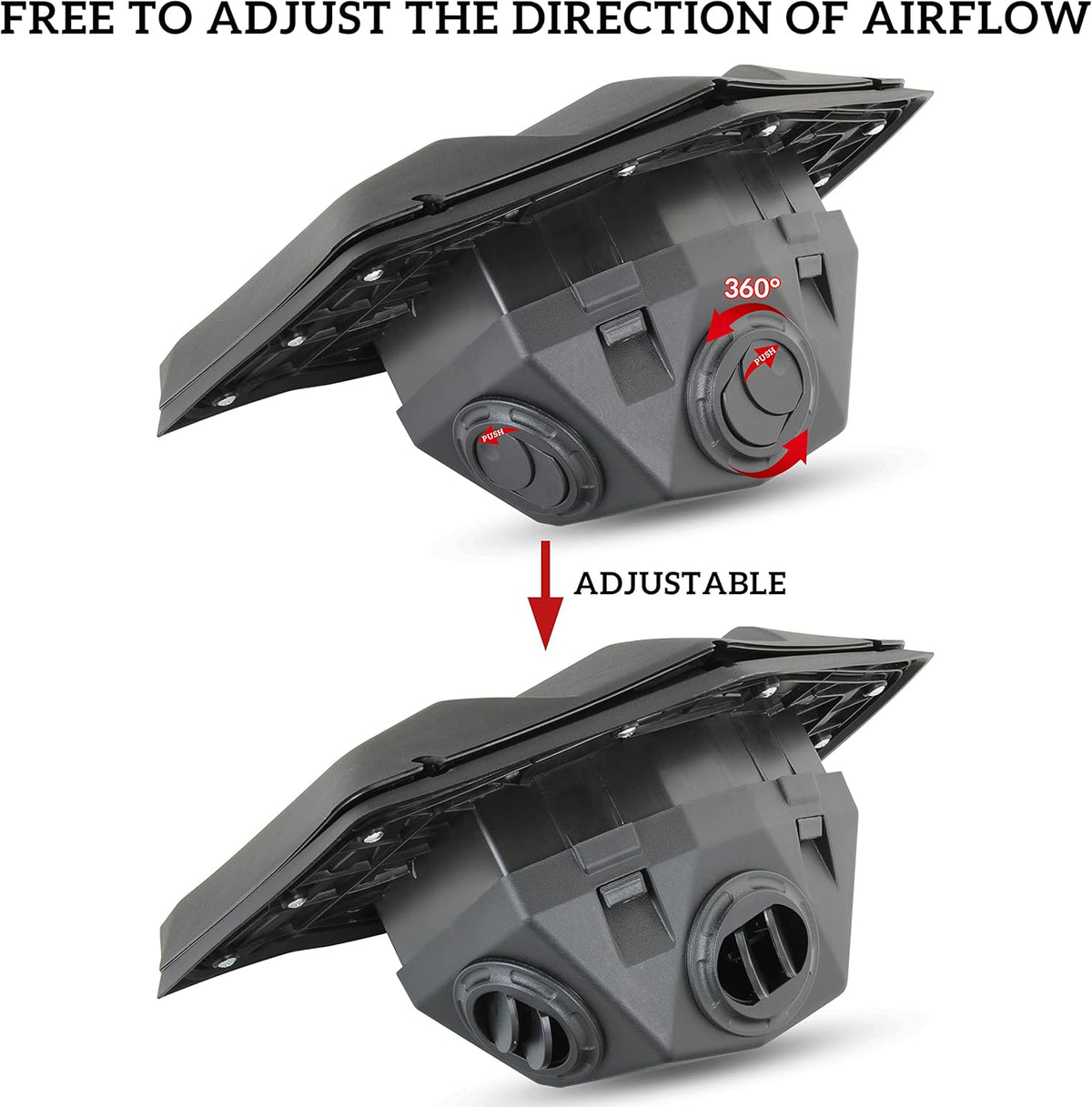 Flat Aluminum Roof Ram Air Kit C66463