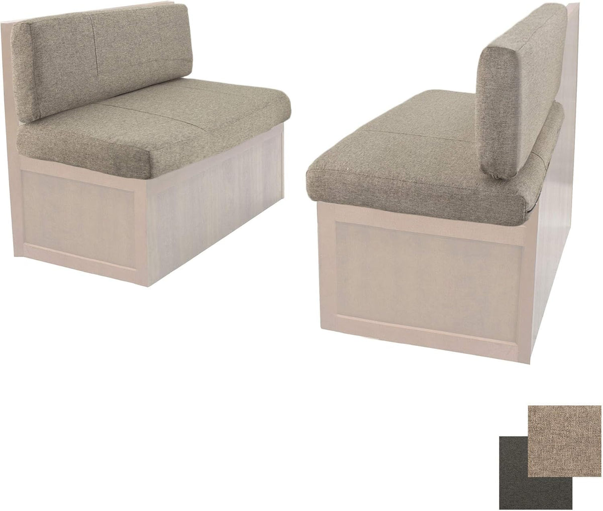 RV Dinette Booth Cushions with Memory Foam Cloth S3269