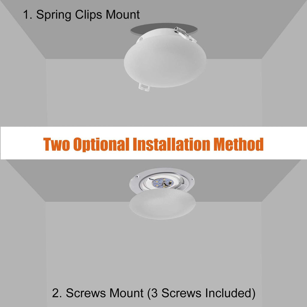 3 Inch LED Recessed Ceiling Light Pack of 6 U30082