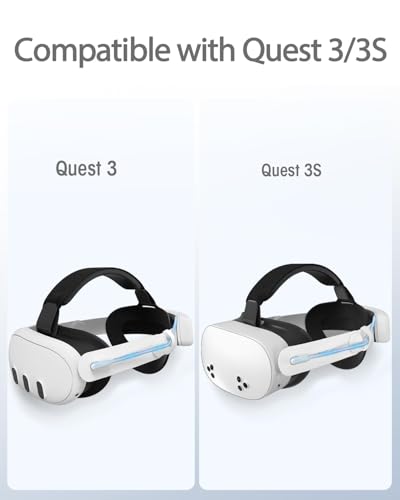 Elite Head Strap with Dual Fast Charging Battery Pack & Charging Dock for Meta Quest 3/3S - VR Headset Accessory Headstrap C273