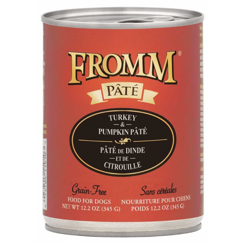 Turkey & Pumpkin Pate Grain Free Canned Dog Food 12.2 oz Case of 12 O805