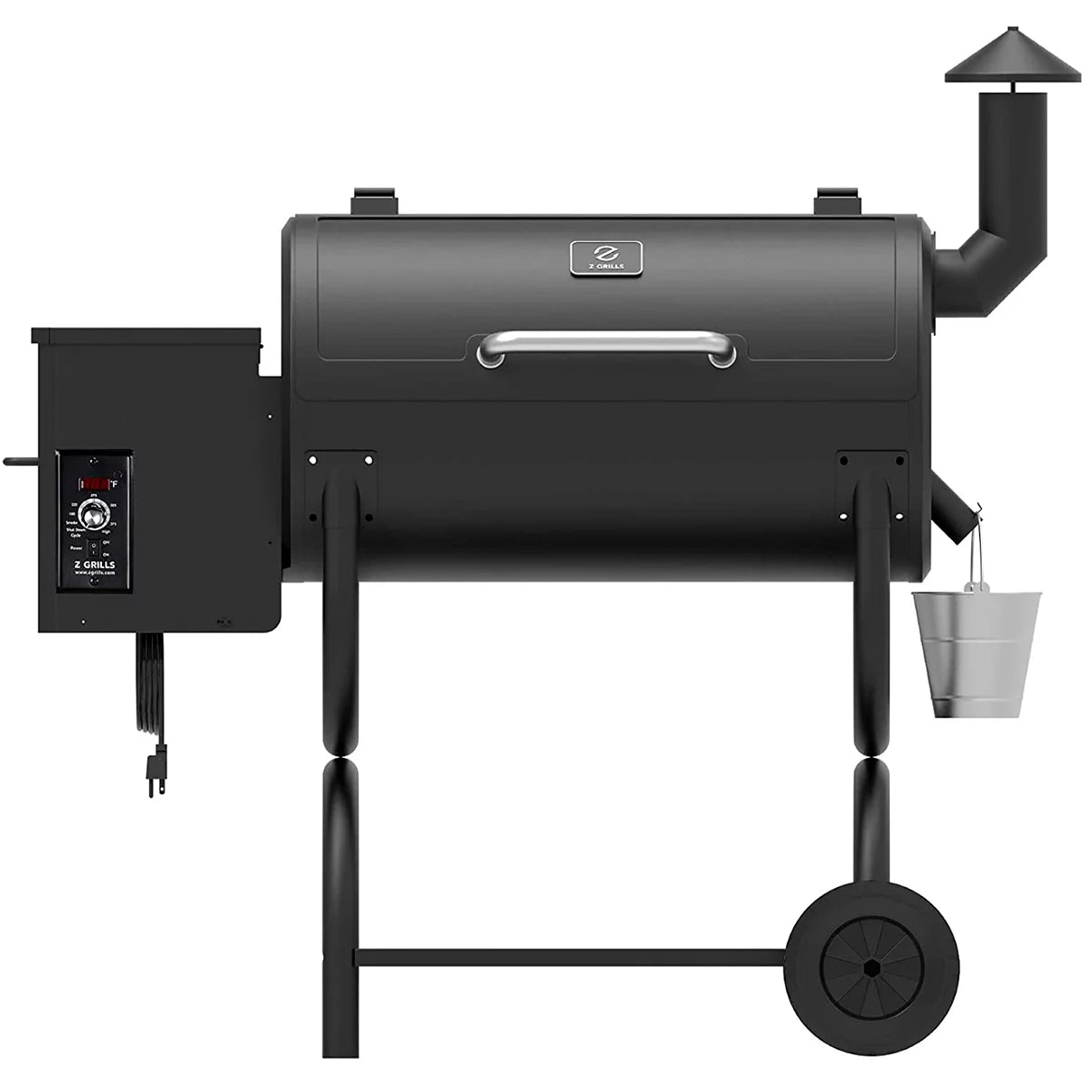 560 sq. in. Wood Pellet Grill & Smoker, 8 in 1 BBQ Grill N373