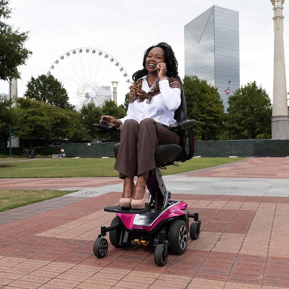Power Chair with U-1 Batteries, Mid Wheel Drive, 300 lbs. WC, Up to 4 MPH, 16.8 Miles Range Per Charge A324