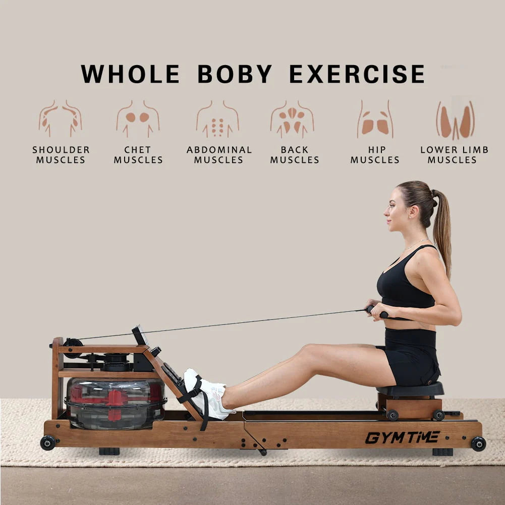 Water Rowing Machine with LCD Monitor G63221