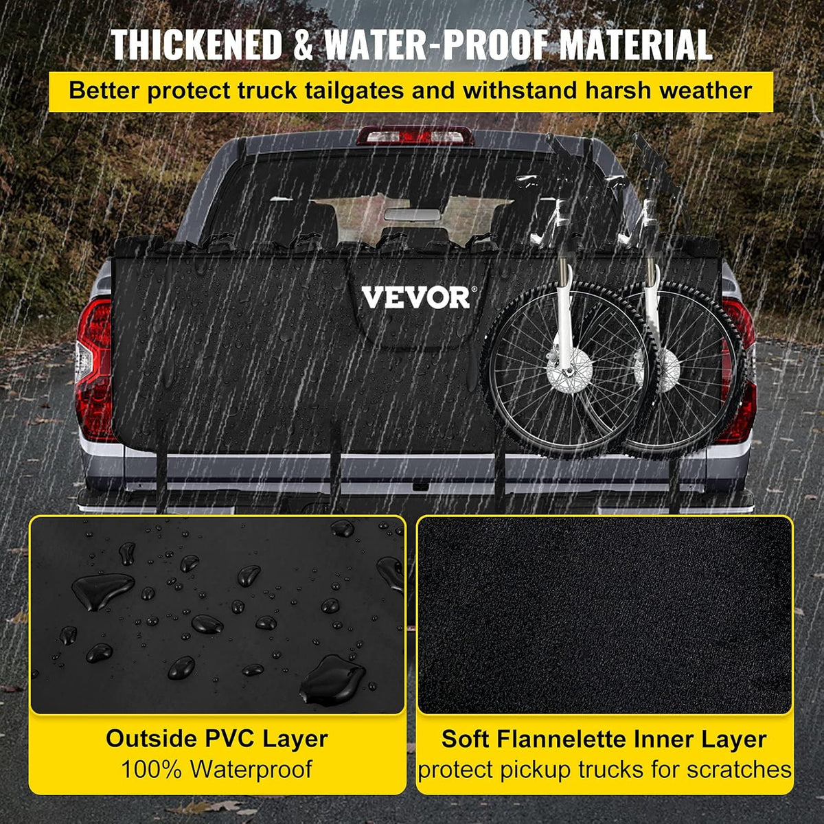 63 Wide Tailgate Bike Pad for 6 Bikes I345479