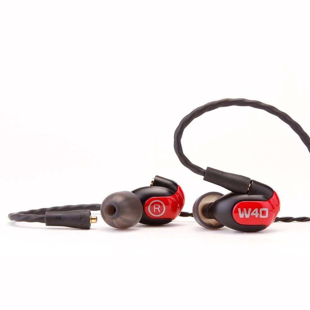 Four-Driver True-Fit Earphones with 3 Button MFI Cable and MMCX Audio Cable Q8395