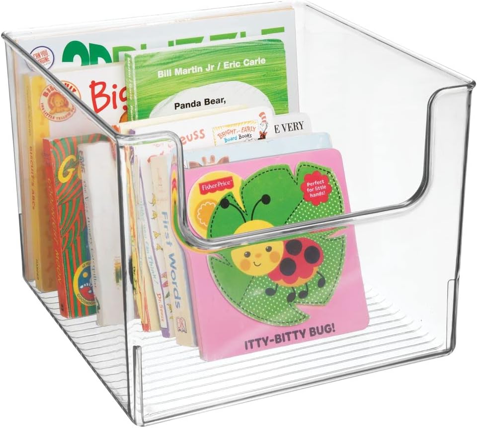 Clear Plastic Storage Organizer Bin 8 Pack Y53949