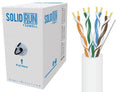 SolidRun Cat5e Bulk Cable UTP CMR Pull Box White 1000-ft Z668