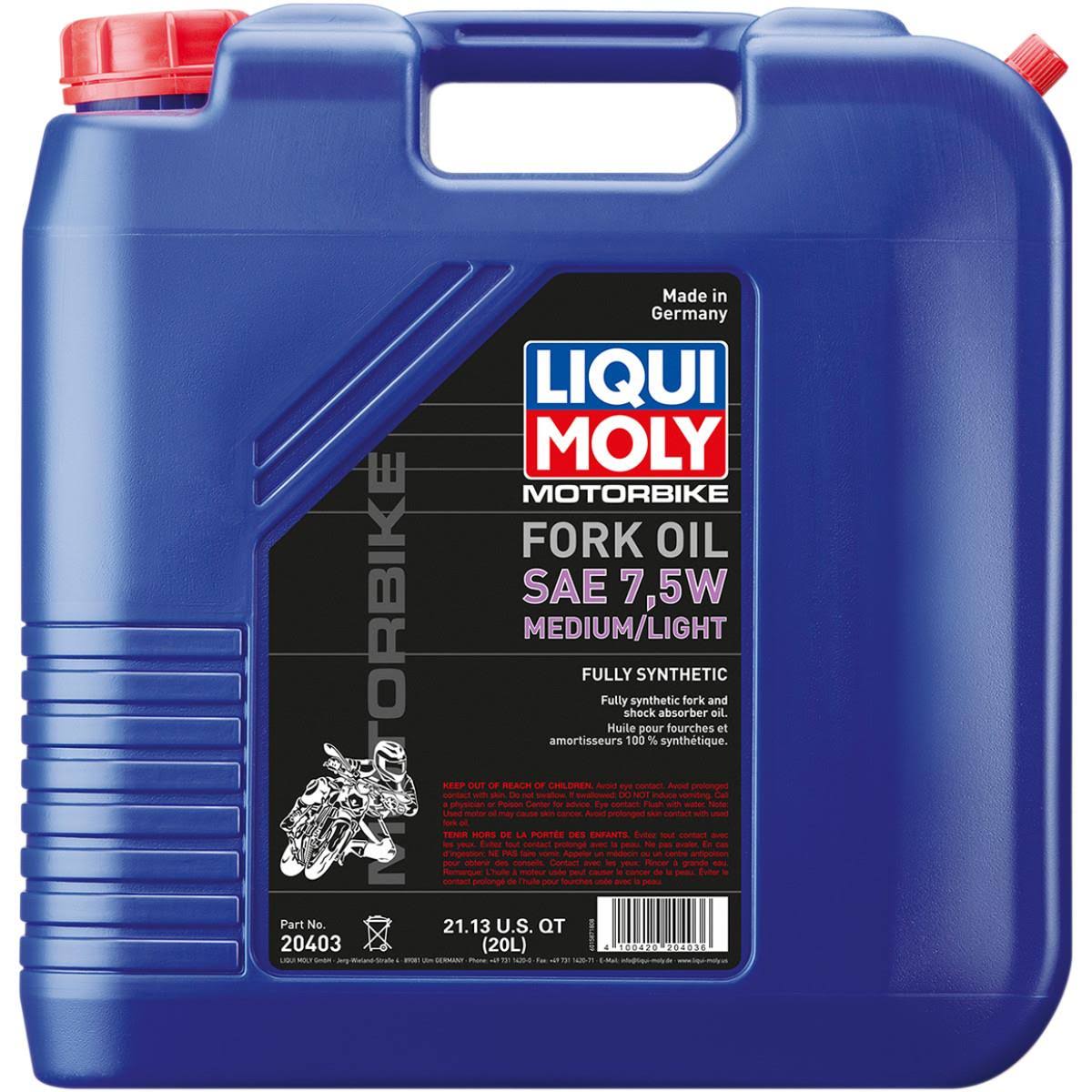 Fork Oil 7.5W 20L D47802