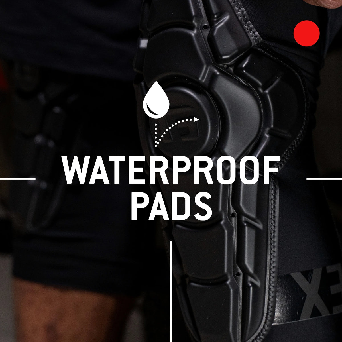 Triple Matte Black Youth S/M Knee Pads F4225