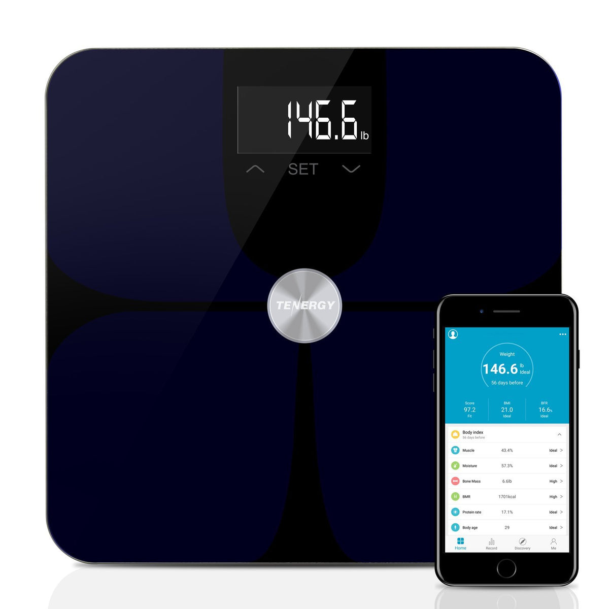 High Precision Smart Body Fat Scale with Large Display Pack of 2 K3880
