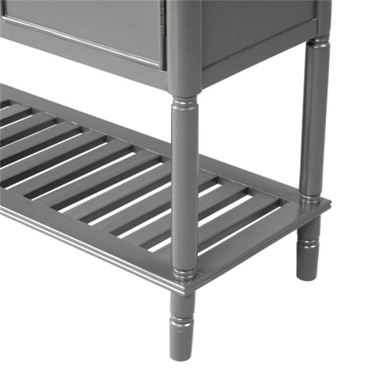 Blue Console Table with 3 Drawers G425