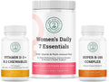 Vitamin D3+K2 Chewables & Super B-100 Complex Bundle A571295