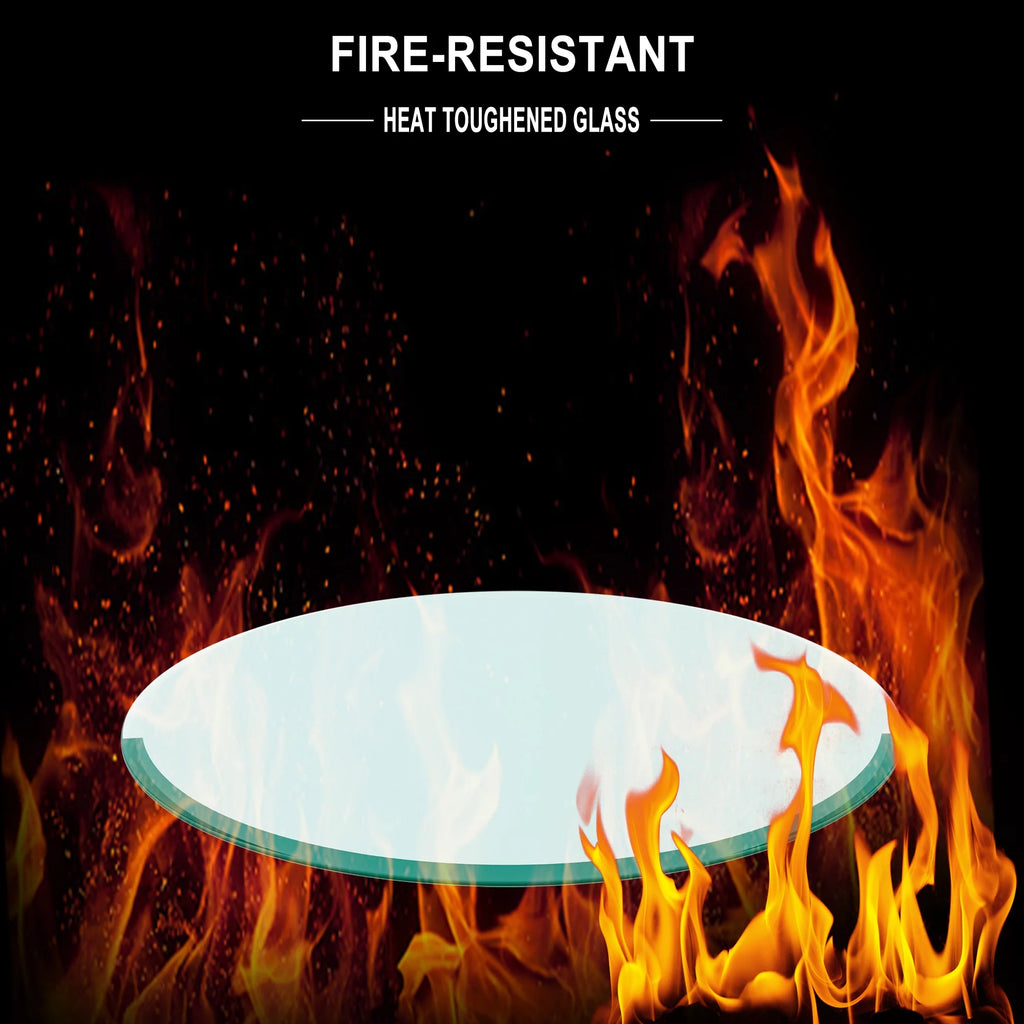 40'' Round Clear Tempered Glass Table Top X186