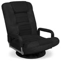 Swivel Gaming Chair 360 Degree Foldable Black/Blue D724