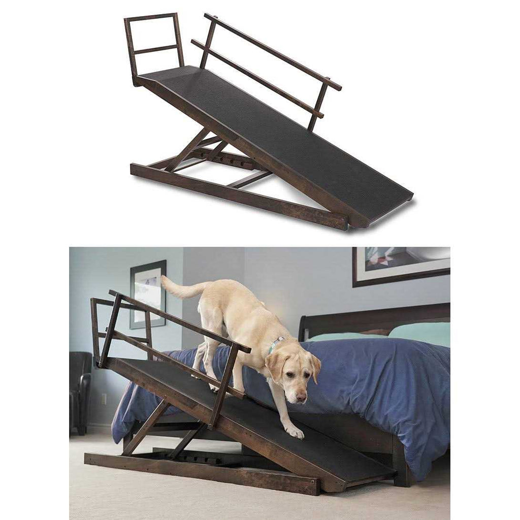 Large Adjustable Height Dog Bed Ramp E112750