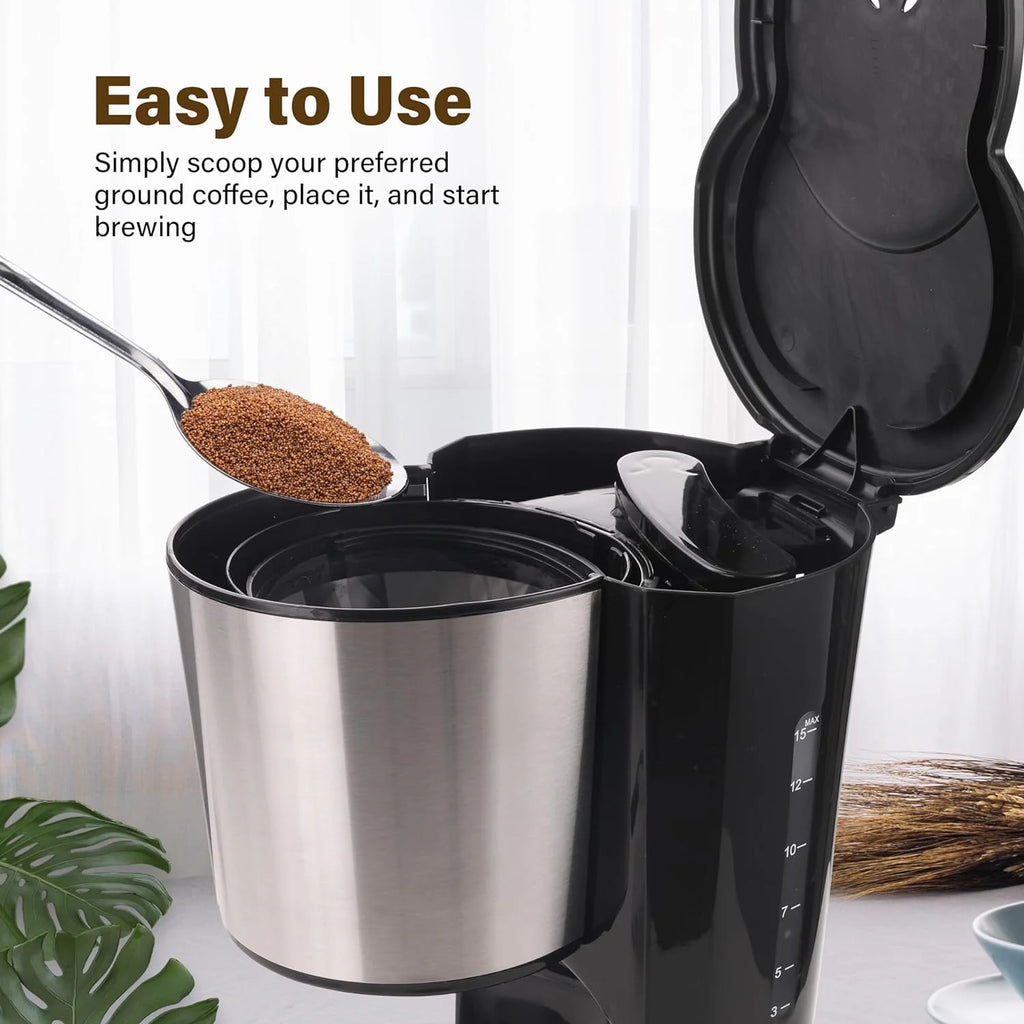 12 Cup Stainless Steel Drip Coffee Maker W590742