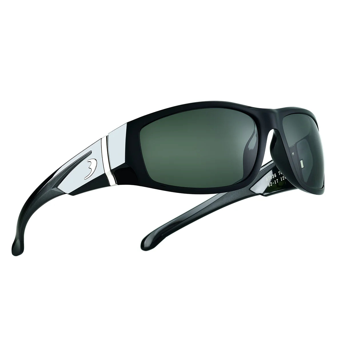 Black Grey Lens Polarized Wrap-round Sunglasses E86610